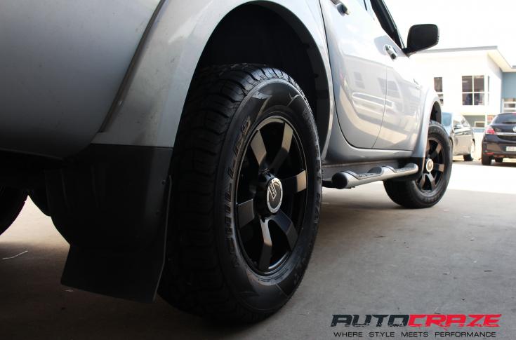 MITSUBISHI TRITON TYPHOON SATIN BLACK
